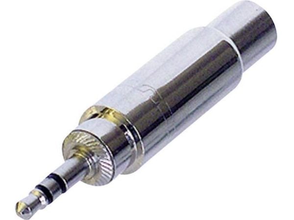 Rean AV NYS227 lydadapter jack [3,5 mm jackplugg - 6,3 mm jacktilkobling] sølv
