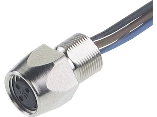 Hirschmann 935 980-000 Anturin / toimilaitteen liitin uppoasennukseen M8 Liitäntä, uppoasennus 0,50 m Napaluku (RJ): 3 1 kpl