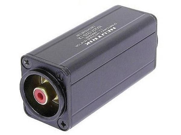 Neutrik XLR / RCA, 3-pin XLR, RCA, Sort