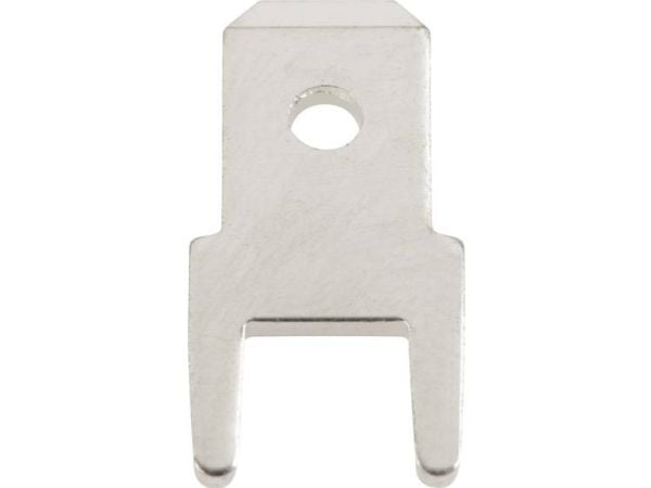 Vogt Verbindungstechnik 382508.68 innstikksleppe, stiftbredde: 4,8 mm, stifttykkelse: 0,8 mm, 180° uisolert metall, 100 stk