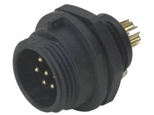Weipu SP1312 / P 9 rundkontakt, innbygging totalt antall poler: 9 serie (rundkontakt): SP13, 1 stk