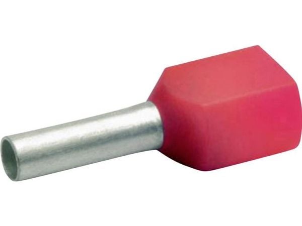 Klauke 8718, Piikkiliitin, Kupari, Suora, Punainen, Kupari, Polypropeeni (PP), 2 mm²