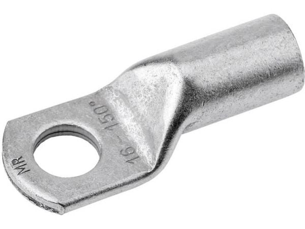 Cimco 180749, Rörformig ringkabelsko, Plåtburk, Rak, Silver, Koppar, Tennpläterad koppar