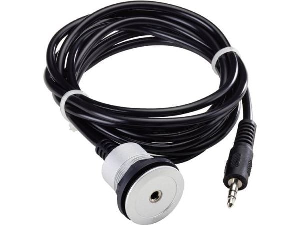 Schlegel RRJ_KL3.5 jack-tilkoblingskabel [1x 3,5 mm jackplugg - 1x 3,5 mm jacktilkobling] 2,00 m svart