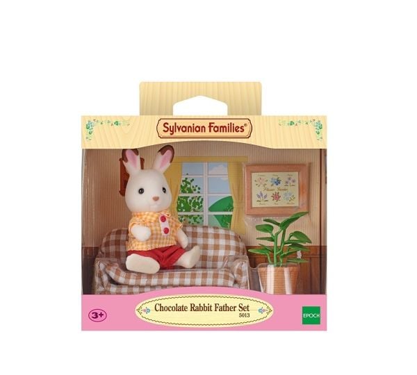 Sylvanian Families Chocolate Rabbit Father Set