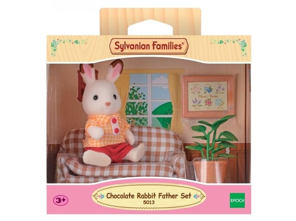 Sylvanian Families Chocolate Rabbit Father Set