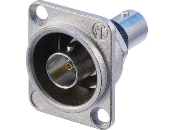 Neutrik NBB75DFI, BNC, Rustfritt stål, 75 O, 26 mm, 34 mm, 31 mm