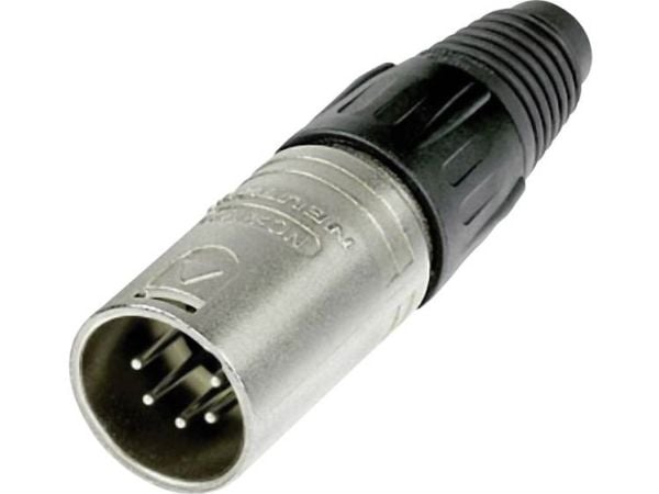Neutrik NTR-NC5MX, XLR, Sort, Sølv, Messing, Nickel, Polyoksymetylen (POM), Polyurethan, SECC, Zink-stål, UL, UL 94 HB, IEC 61076-2-103, IP 40, IEC...
