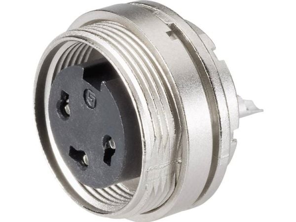 BINDER 09-0312-80-04, 6 A, 250 V, Hunstik, Metallinen, IP40
