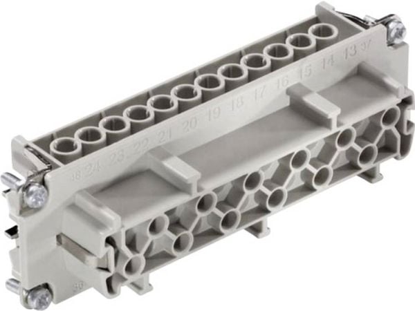 Lapp EPIC H-BE 24 BS, Ruuvi, Upotus, Hopea, 0.5 - 2.5 mm², 2 mO, 6 kV