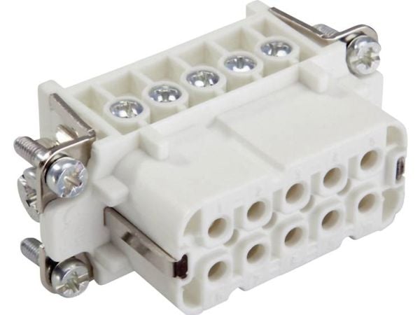 Lapp 10441100, Pin-kontakt, Rett, Hunkjønn, 400 V, Grå, 1 stykker