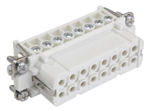 Lapp EPIC H-A 16 BS, Ruuvi, Upotus, Hopea, 0.5 - 2.5 mm², 4 mO, 2,5 kV