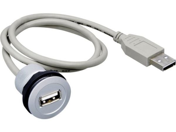 USB innbyggingskobling 2.0 type A innbygning RRJ-USB Schlegel 1 stk