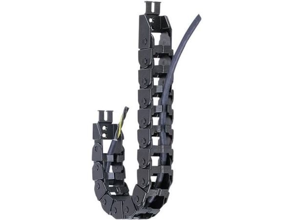 igus Easy Chain® E-Kette® E08 E08.20.028.0 Energiansyöttöketju Painonappiperiaate, UL94-V2-luokitus