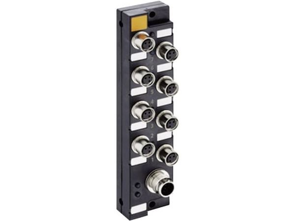 Lumberg Automation ASBSM 8/LED 3 65347 Anturi/toimilaitelaatikko passiivinen M8 jakaja metallikierteellä 1 kpl