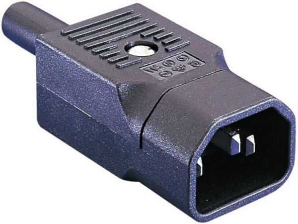 Bulgin PX0686 IEC-liitin PX-liitin, suora Navat yhteensä: 2 + PE 10 A Musta 1 kpl