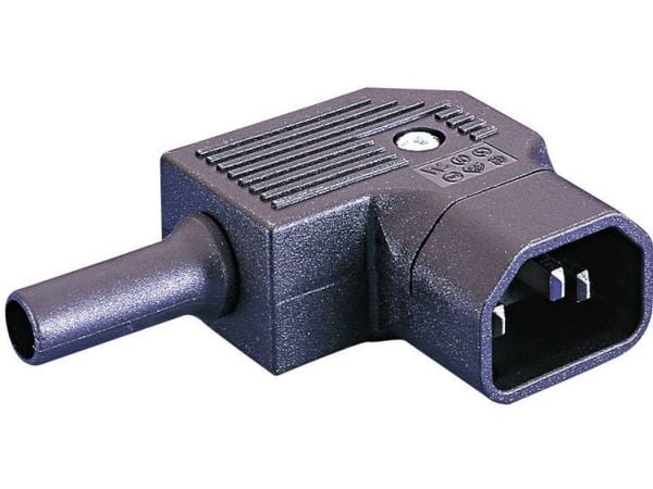Bulgin PX0686/SE IEC-liitin PX-liitin, suora Nappien kokonaismäärä: 2 + PE 10 A Musta 1 kpl