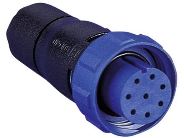 Bulgin PX0410/10S/6065 rundkontakt plugg, rett samlet antall poler: 10 serie (rundkontaktforbindelse): PX04 1 stk