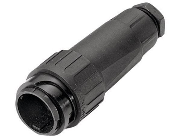 Amphenol C016 10I008 002 rundstiftkontakt, rett, antall poler: 8 + PE, serie C016 (rundstift-tilkobling)