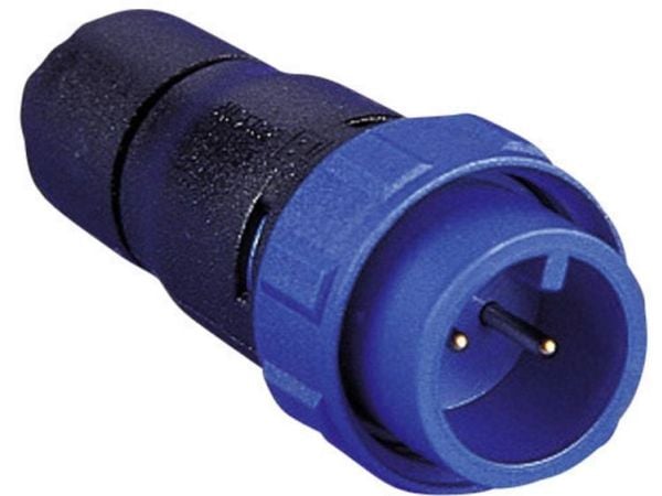 Bulgin PX0410/03P/5560 rundstiftkontakt, rett, 3-polig Serie PX04