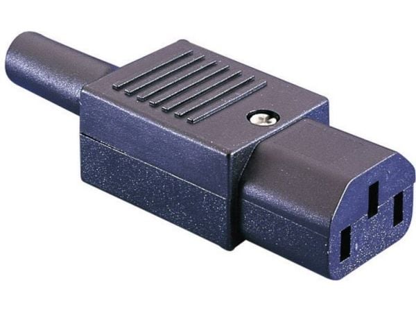 Bulgin PX0587 IEC-liitin PX Liitäntä, suora Navat yhteensä: 2 + PE 10 A Musta 1 kpl