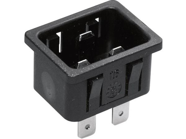 Kaiser 767/10/63/sw/C IEC-liitin 767 Liitin, pystysuora asennus Navat yhteensä: 2 + PE 16 A Musta 1 kpl 1 kpl