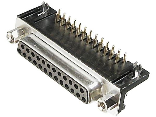 ASSMANN WSW A-DF 37 A/KG-T1 D-Sub stiftliste 90°, poltall 37, lodding, 1 stk