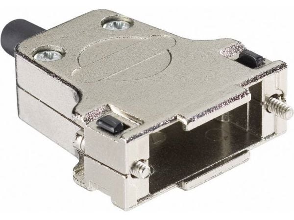 Harting 09 67 015 0344 09 67 015 0344 D-SUB-kaappi Poltal: 15 Metalli 180 ° Sølv 1 stk