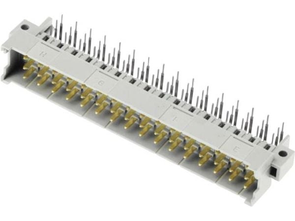 Harting kniv-list – utførelse F vinklede lodde-stifter | poler: 48 | 09 06 148 6901 – 1 stk