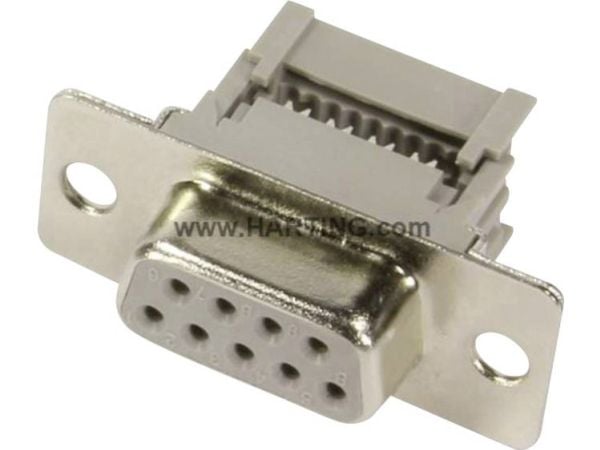 Harting 09 66 418 6500, D-Sub 15-pin M, Metallisk, Honkoppling, Glasfiber, Stål, Termoplastpolyester (PBT), Koppar, 1000 V