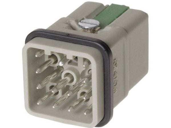 HARTING 09120123001 pinninnsats Han® Q 12 + PE Han-Quick Lock®, 1 stk