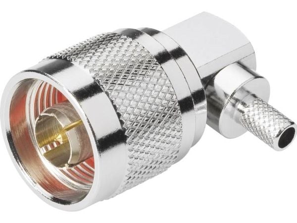 BKL Electronic 0404003 0404003 0404003 N-liitin Liitin, kulmaliitin 50 Ω 1 kpl