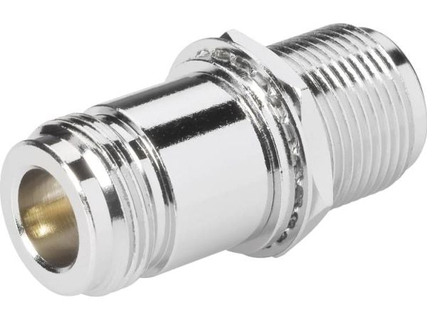 BKL Electronic 0404044, N jack, Hunkjønn/Hunkjønn, 50 O, Sølv, 0,035 g