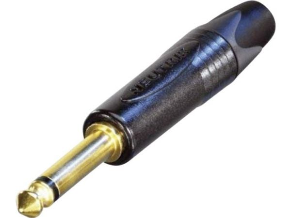 Neutrik NP2X-B, Sort, Gull, 1 mm², 50 V, 50 V, Svart krom