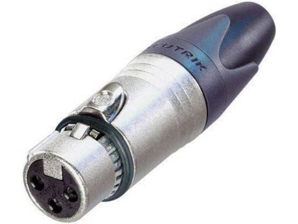 Neutrik NC3FXX-EMC, XLR, Sort, Metallisk, -30 - 80 °C, 72 mm