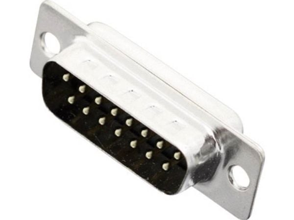 MH Connectors MHDM15-SP D-SUB hanrekke 180° poltall: 15 loddebein 1 stk