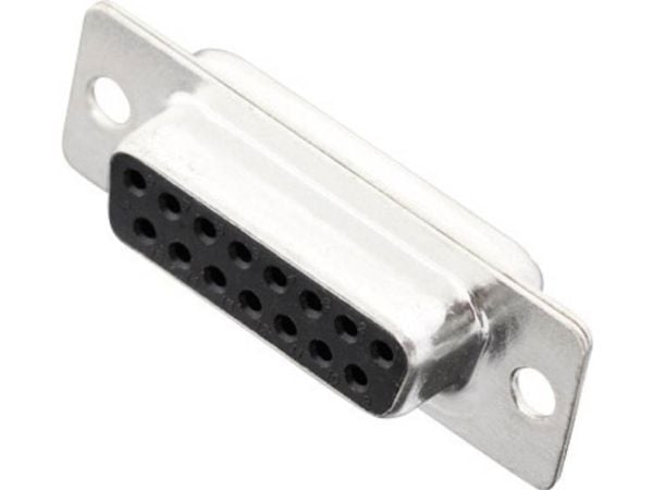 MH Connectors MHDM15-SS 2101-0200-12 D-SUB stiftlist 180° antall poler: 15 lodd 1 stk