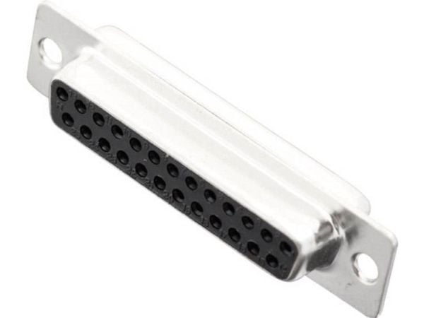 MH Connectors MHDM25-SS D-Sub stiftlist 25-pins lodd 1 stk