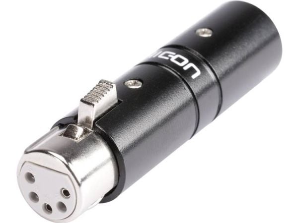 Hicon HI-X3X5-MF XLR-adapter XLR-kontakt til XLR-tilkobling 1 stk