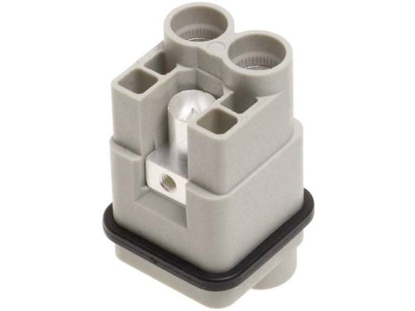 Harting 09 12 002 2751 Liitoskappale Han® Q 2 + PE Aksiaalinen ruuviliitos 1 kpl