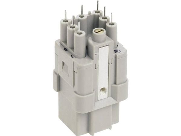 HARTING Pistotulppa naaras (naaras) uros Q 7/0 7-napainen maadoituksella max 10A 400 V