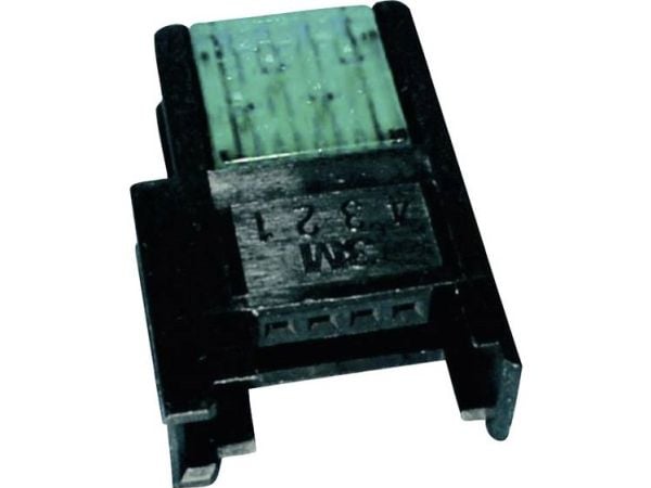 3M svakstrømskobling fleksibel: 0,3-0,56 mm², fast: 0,3-0,56 mm², antall poler: 4, Miniclamp – 1 stk, grønn (37304-2124-000 FL)