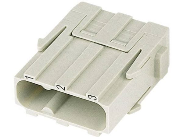 Harting stiftinnsats Han® C-modul 09 14 003 3002 3+PE skruer 1 stk