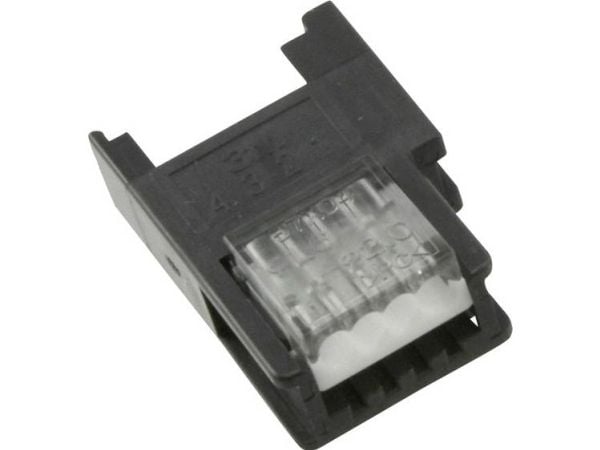 3M svakstrømskobling fleksibel 0,3–0,56 mm² fast 0,3–0,56 mm² poler: 4 Miniclamp 1 stk grå (37304-2206-000 FL)