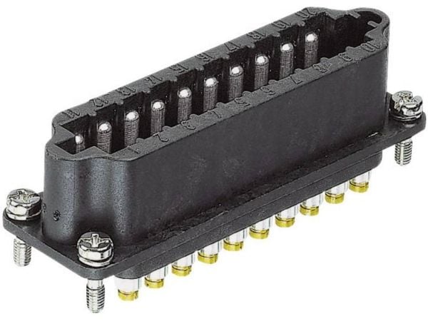 Harting stiftinnsats Han® Staf 09 70 020 2622 20 skruer 1 stk (09 70 020 2622)