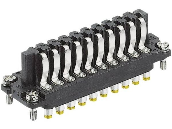 Harting fjærinnsats Han® Staf 09 70 020 2817, 20 skruer, 1 stk. (09 70 020 2817)