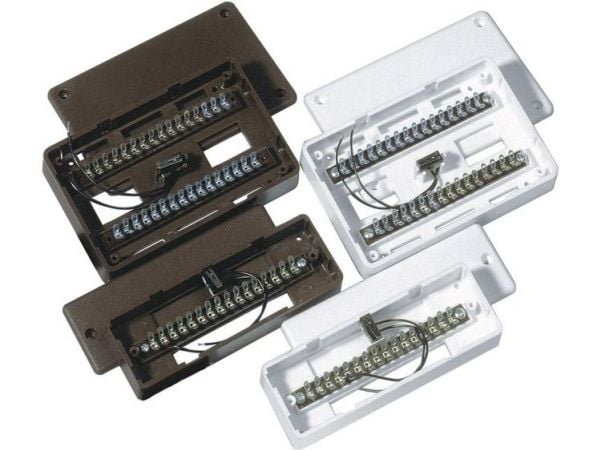 ABUS VT4000W, Koblet med ledninger (ikke trådløs), Brun, Hvit, Dør/vindu, Klebende teip, 115 mm, 40 mm