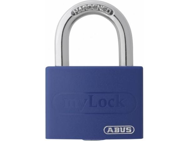 ABUS ABVS50005 hänglås - 43 mm - blå - nyckellås