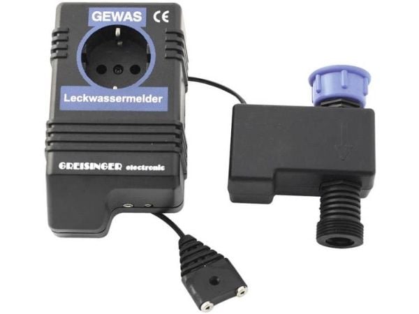 Greisinger 601910 vattenlarm med extern sensor, nätansluten (601910)