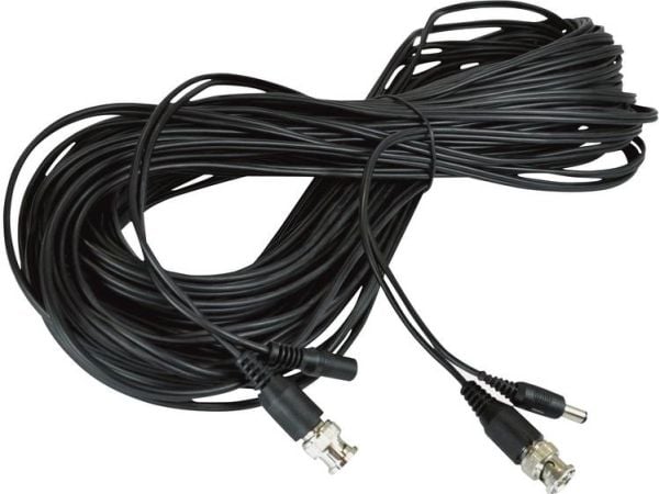 Security-Center Video Combo Cable - Virta-/videokaapeli - BNC, DC-virtaliitin uros BNC, DC-virtaliitin uros BNC, DC-virtaliitin uros - 30 m